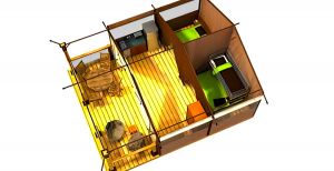 tente lodge 2 ch confort plan