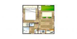 cottage 1 ch confort plan