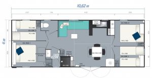 Cottage 4 Chambres Plan